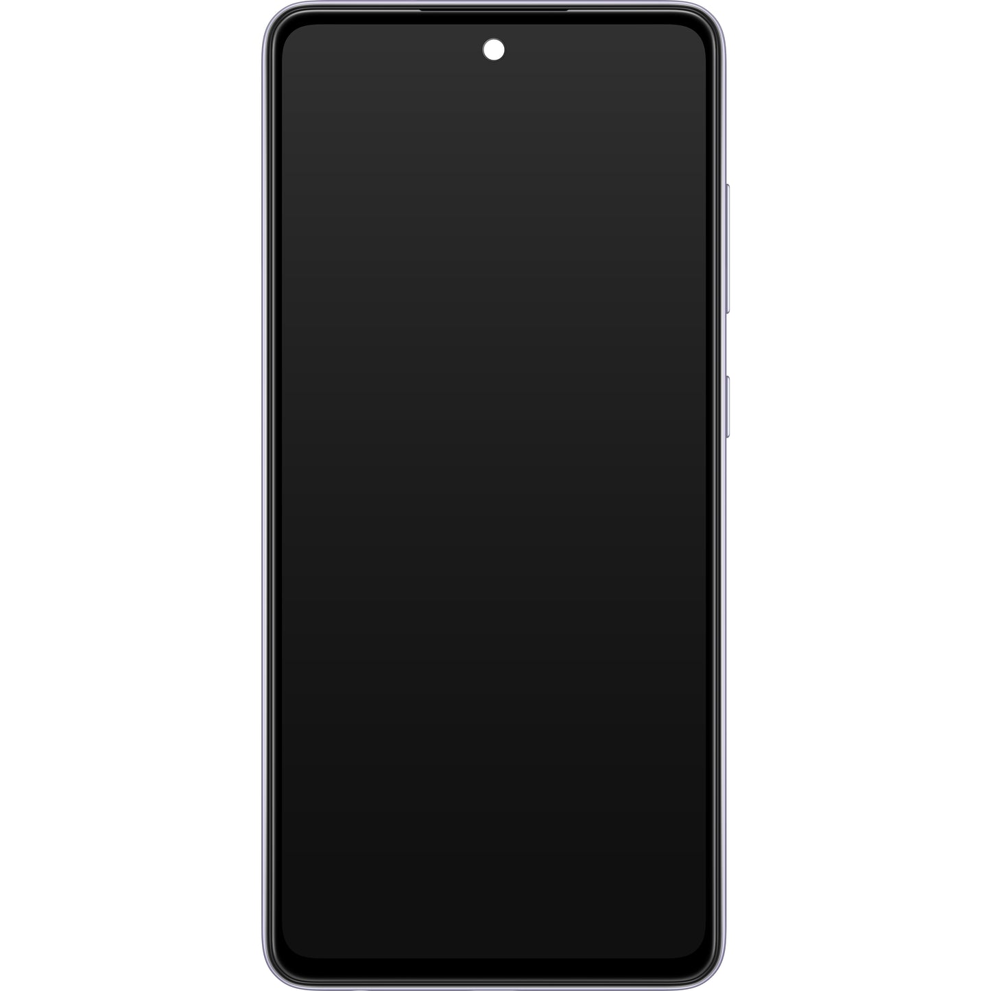 Samsung Galaxy Galaxy A52 5G A526 / A52 A525 Touchscreen-Display mit Rahmen, lila, Service Pack GH82-25524C