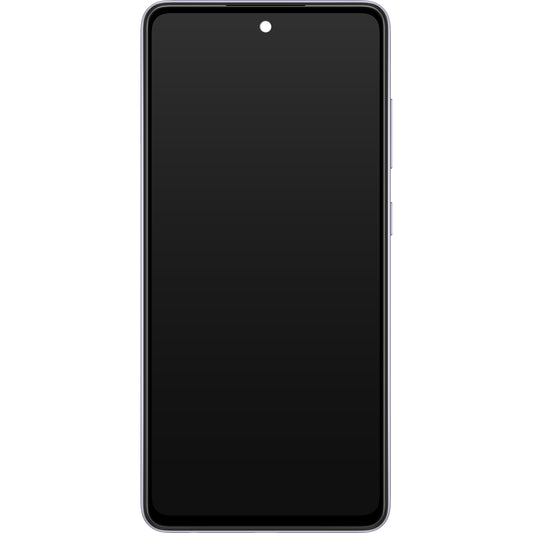Samsung Galaxy Galaxy A52 5G A526 / A52 A525 Touchscreen-Display mit Rahmen, lila, Service Pack GH82-25524C