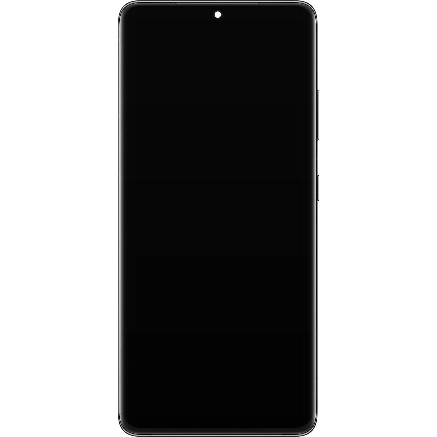 Écran tactile Samsung Galaxy S21 Ultra 5G G998, avec cadre, noir, Service Pack GH82-26035A