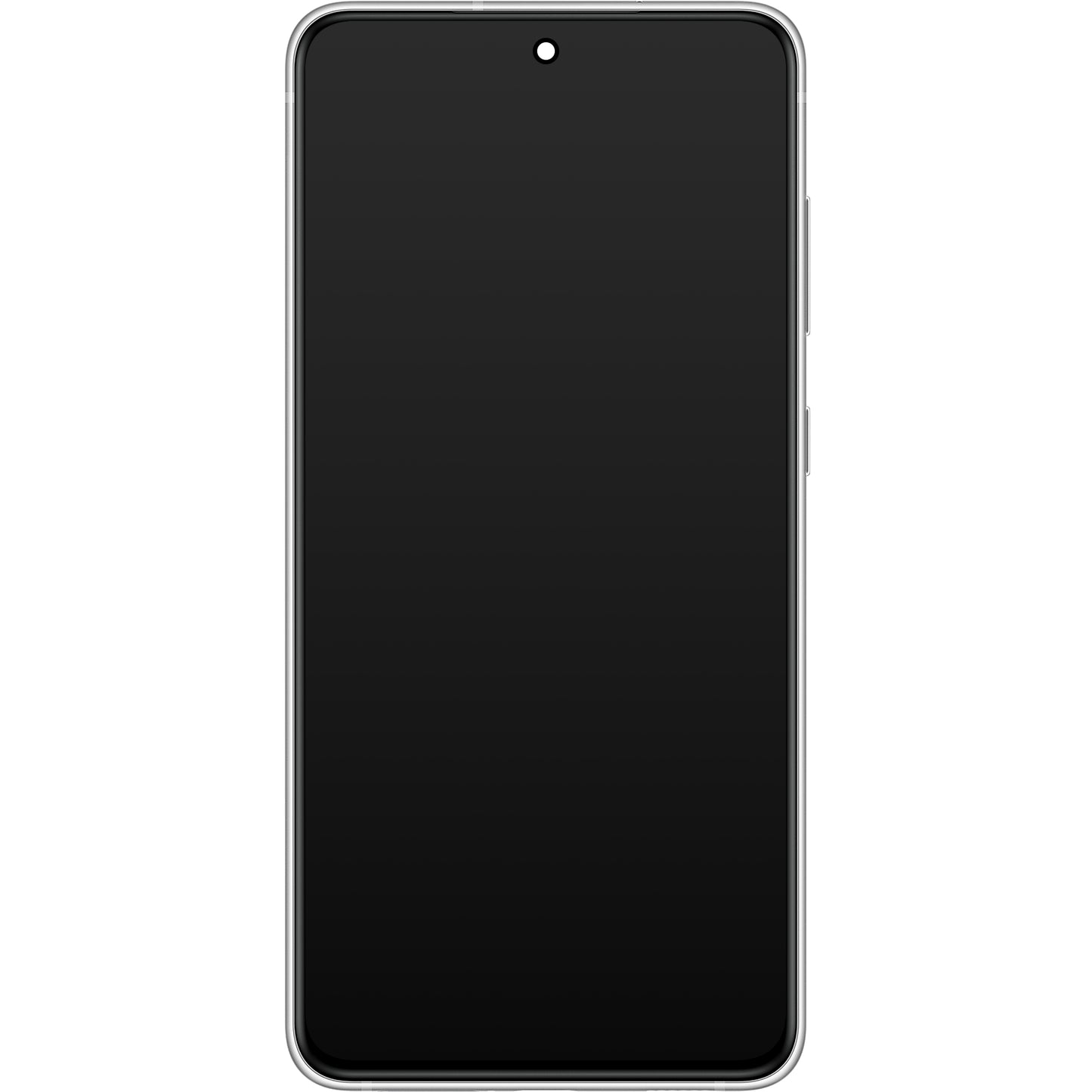 Touchscreen Display Samsung Galaxy S21 FE 5G G990, mit Rahmen, Weiß, Service Pack GH82-26414B