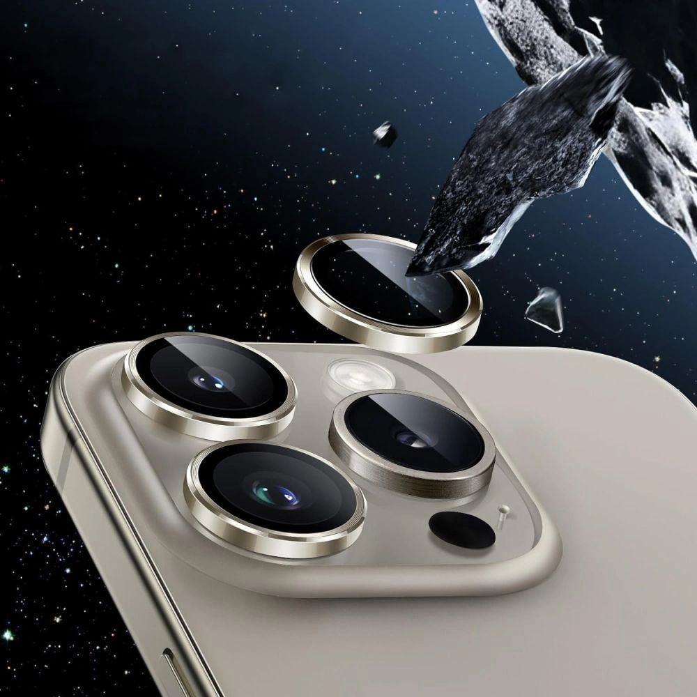 Film de protection pour caméra arrière Tech-Protect CamRing Fit+ pour Apple iPhone 17, Verre Trempé, Transparent