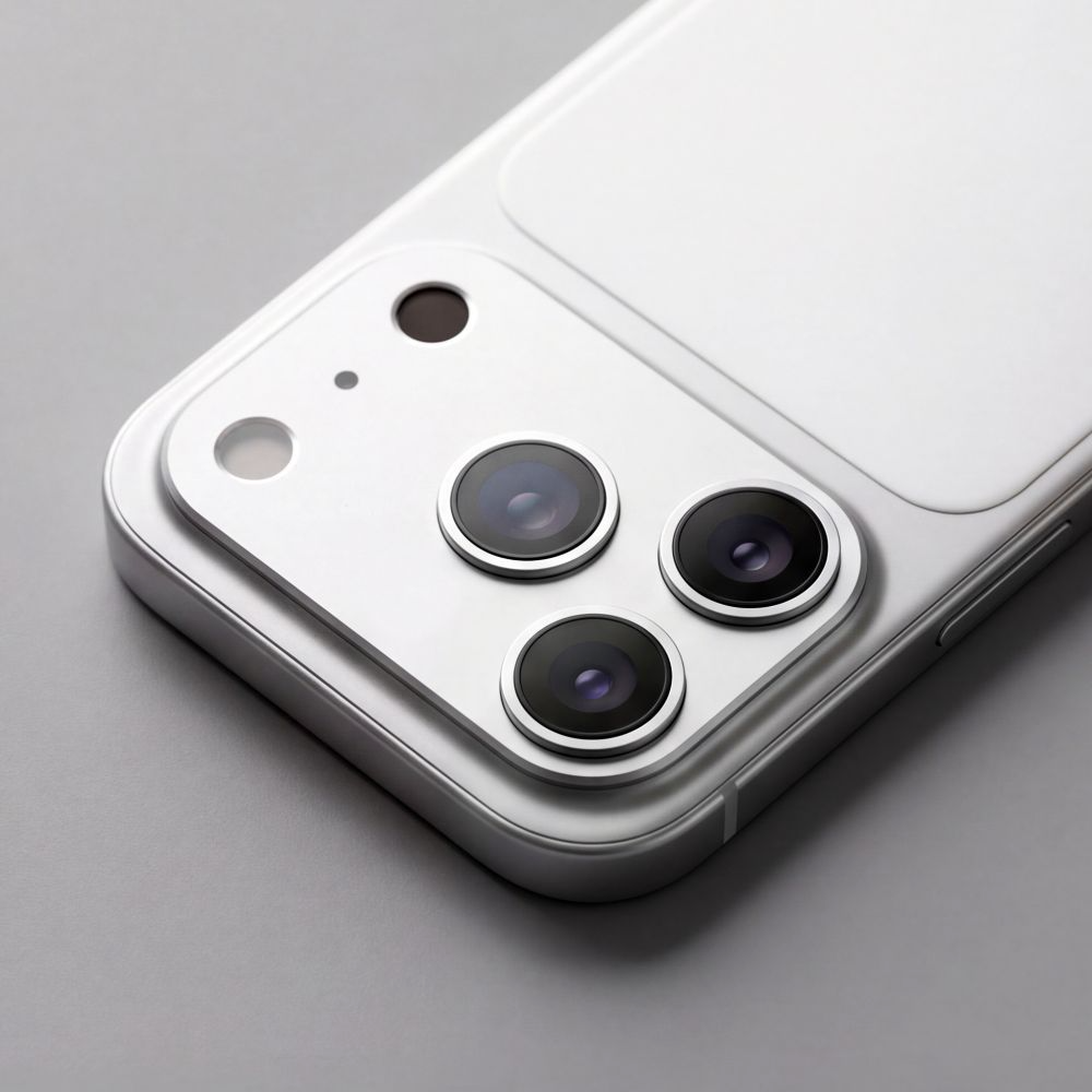 Schutzfolie für die Rückkamera Tech-Protect CamFull Fit+ für Apple iPhone 18 Pro, gehärtetes Glas, silberfarben