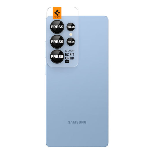 Schutzfolie für die Rückkamera Spigen GlastR EZ FIT Optik Pro HD für Samsung Galaxy S25 Ultra S938, Gehärtetes Glas, Set mit 2 Stück, Schwarz