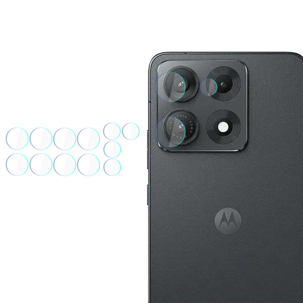 Film de protection pour caméra arrière 3MK Protection pour Motorola Edge 70 Max, Verre trempé, Lot de 4 pièces, Transparent