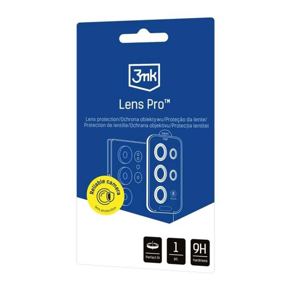 Schutzfolie Rückkamera 3MK Protection Pro für Samsung Galaxy S26 Plus S947, Gehärtetes Glas, Schwarz