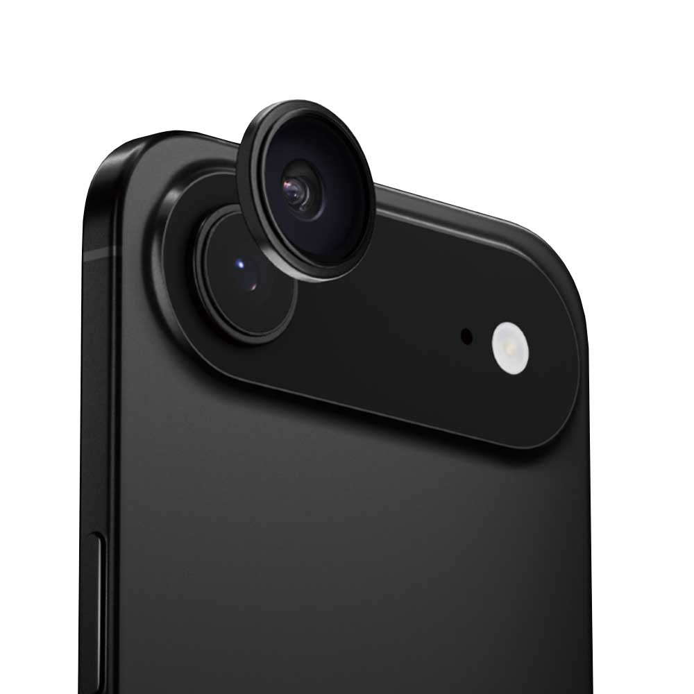 Film de protection pour caméra arrière Anank AR pour Apple iPhone 17 Air, Verre Trempé, Noir
