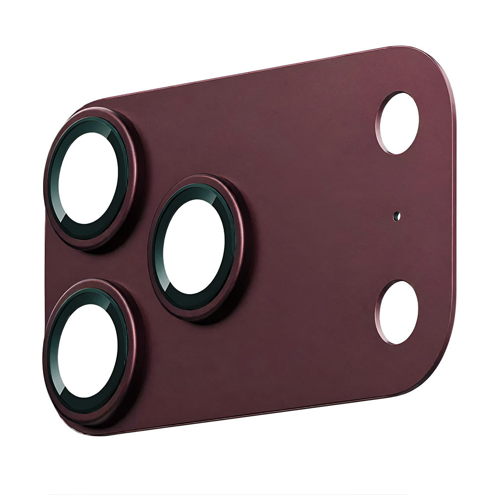 Protection pour caméra arrière Blueo Integrated Metal pour Apple iPhone 18 Pro Max, verre trempé, bordeaux