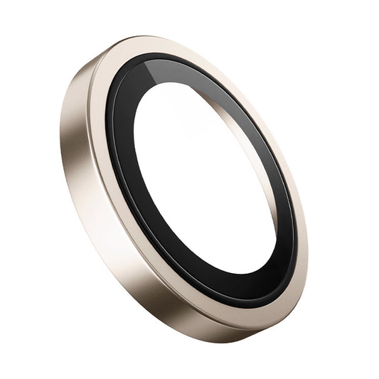 Blueo Metal Frame Rear Camera Protection Film for Apple iPhone 17 Air, Tempered Glass, Gold