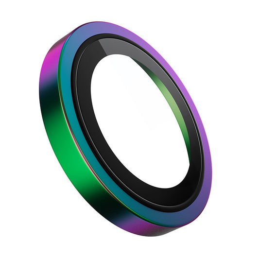 Film de protection Caméra Arrière Blueo Metal Frame pour Apple iPhone 17 Pro Max / 17 Pro, Verre Trempé, Multicolore