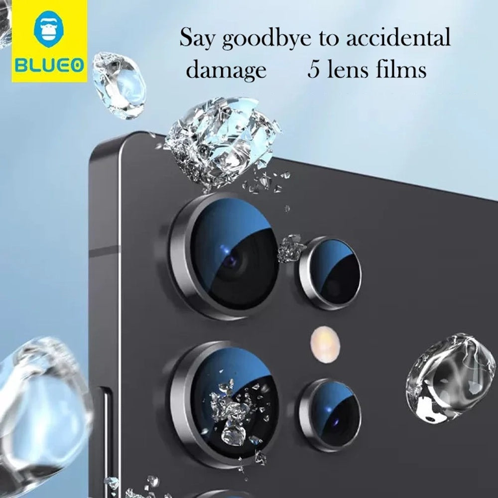 Blueo Rückkamera-Schutzfolie für Samsung Galaxy Z Fold8 Ultra F976 / Z Fold7 F966, Sicherheitsglas, Silber