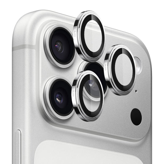 Film de protection Caméra Arrière Blueo Sapphire Crystal pour Apple iPhone 17 Pro Max / 17 Pro, Verre Trempé, Argenté