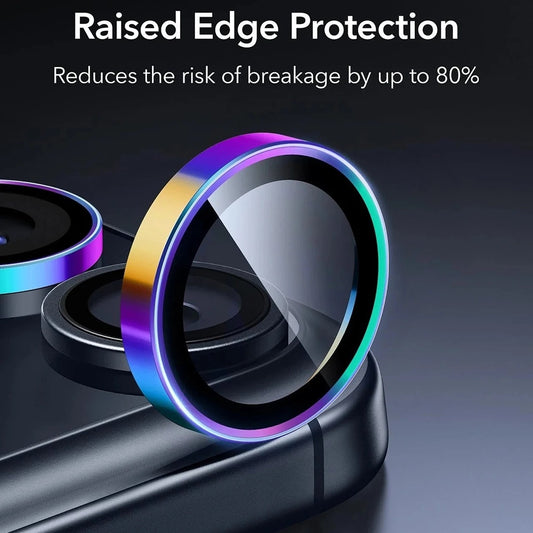 Schutzfolie ESR Armorite für die Rückkamera für Apple iPhone 17 Pro Max / 17 Pro / 16 Pro Max / 16 Pro, gehärtetes Glas, Mehrfarbig