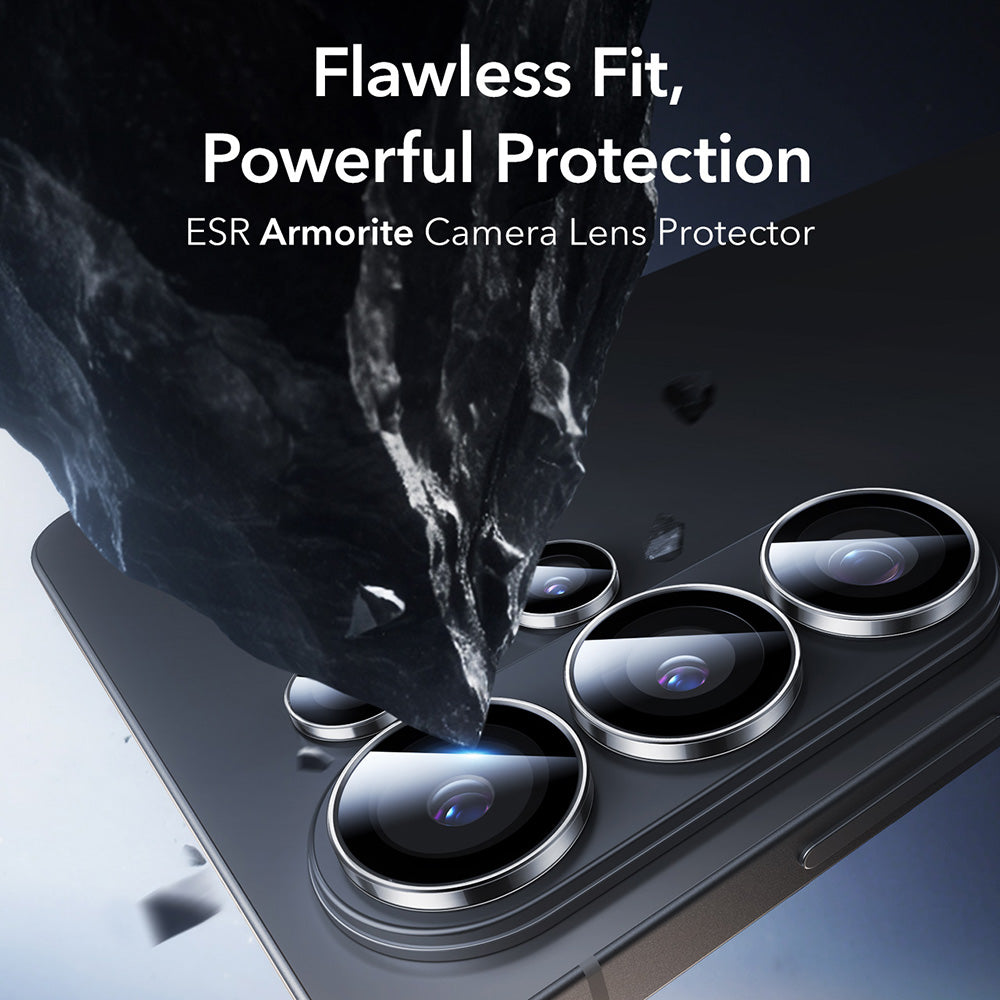 Schutzfolie ESR Armorite für die Rückkamera des Samsung Galaxy S26 Ultra S948, gehärtetes Glas, Transparent