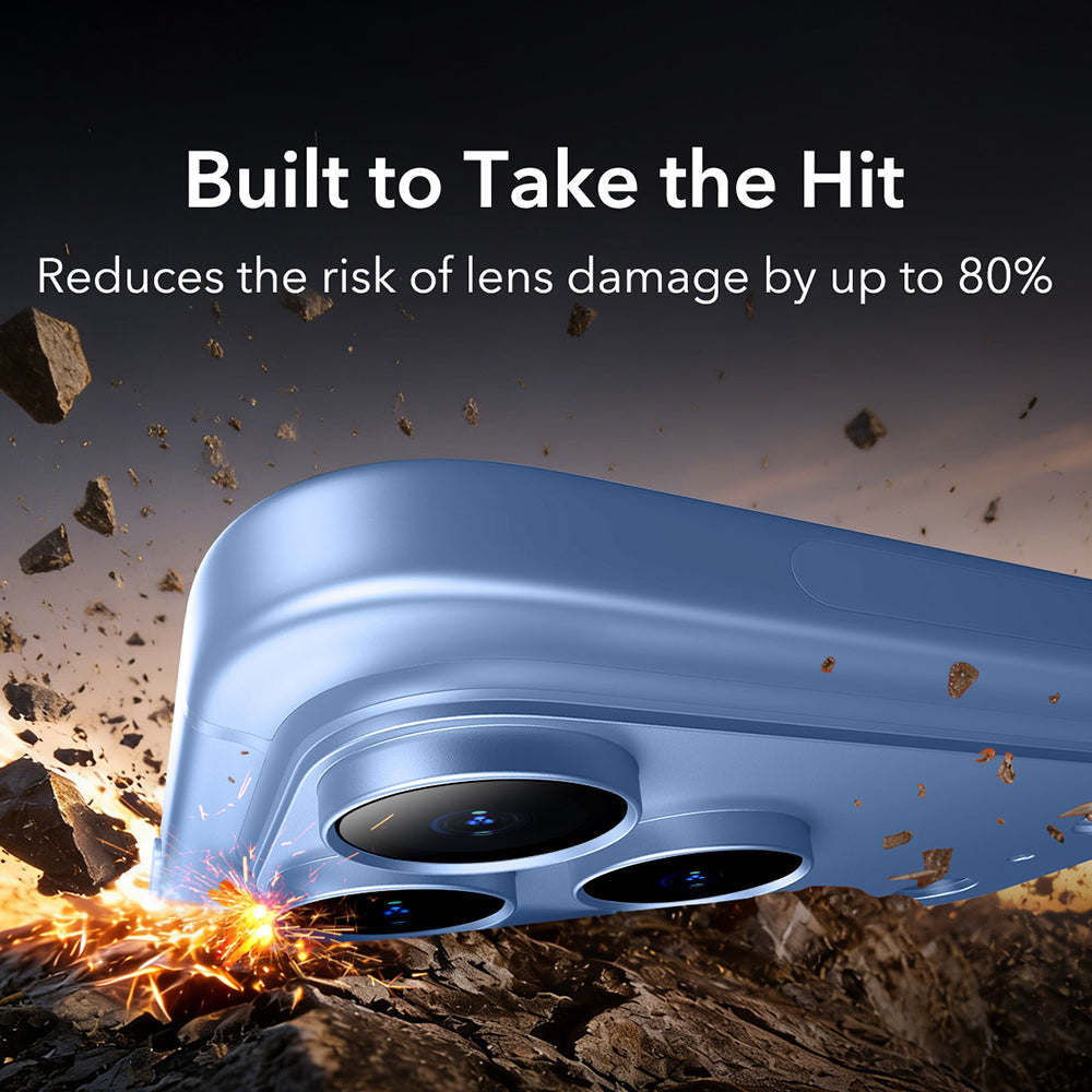 Film de protection pour caméra arrière ESR Armorite Pro pour Apple iPhone 18 Pro, Verre trempé, Bleu
