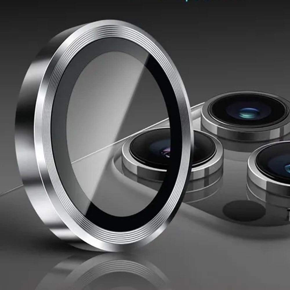 Film de protection pour caméra arrière Lito S+ pour Apple iPhone 14 Pro, Verre trempé, Argenté