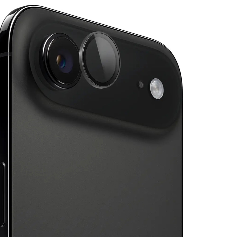 Film de protection pour caméra arrière Lito S+ pour Apple iPhone 17 Air, Verre Trempé, Noir