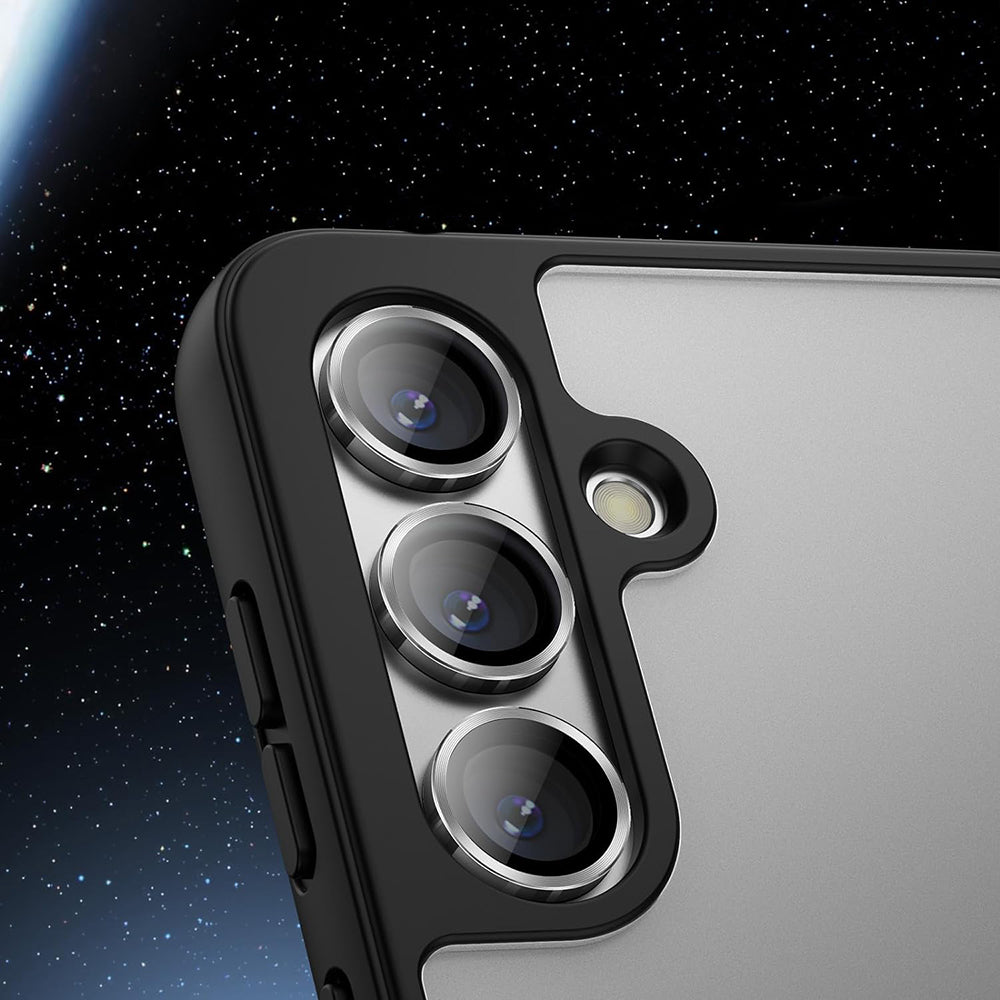 Film de protection pour caméra arrière Lito S+ pour Samsung Galaxy S25 S931, Verre trempé, Noir
