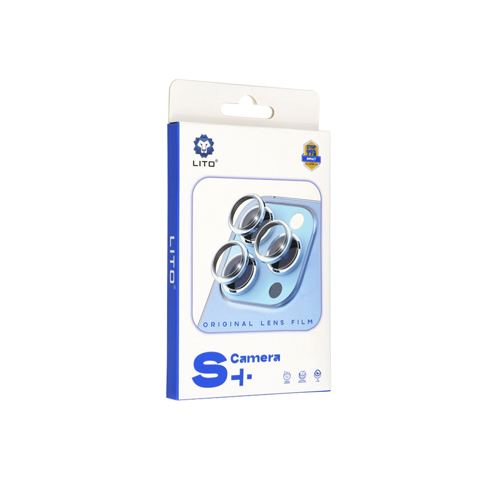 Film de protection pour caméra arrière Lito S+ pour Samsung Galaxy S25 S931, Verre trempé, Noir