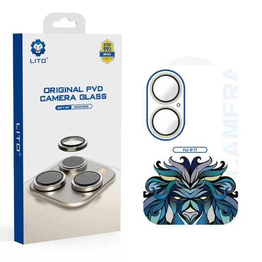 Schutzfolie Lito Titanium AR für die Rückkamera des Apple iPhone 17, gehärtetes Glas, Grün