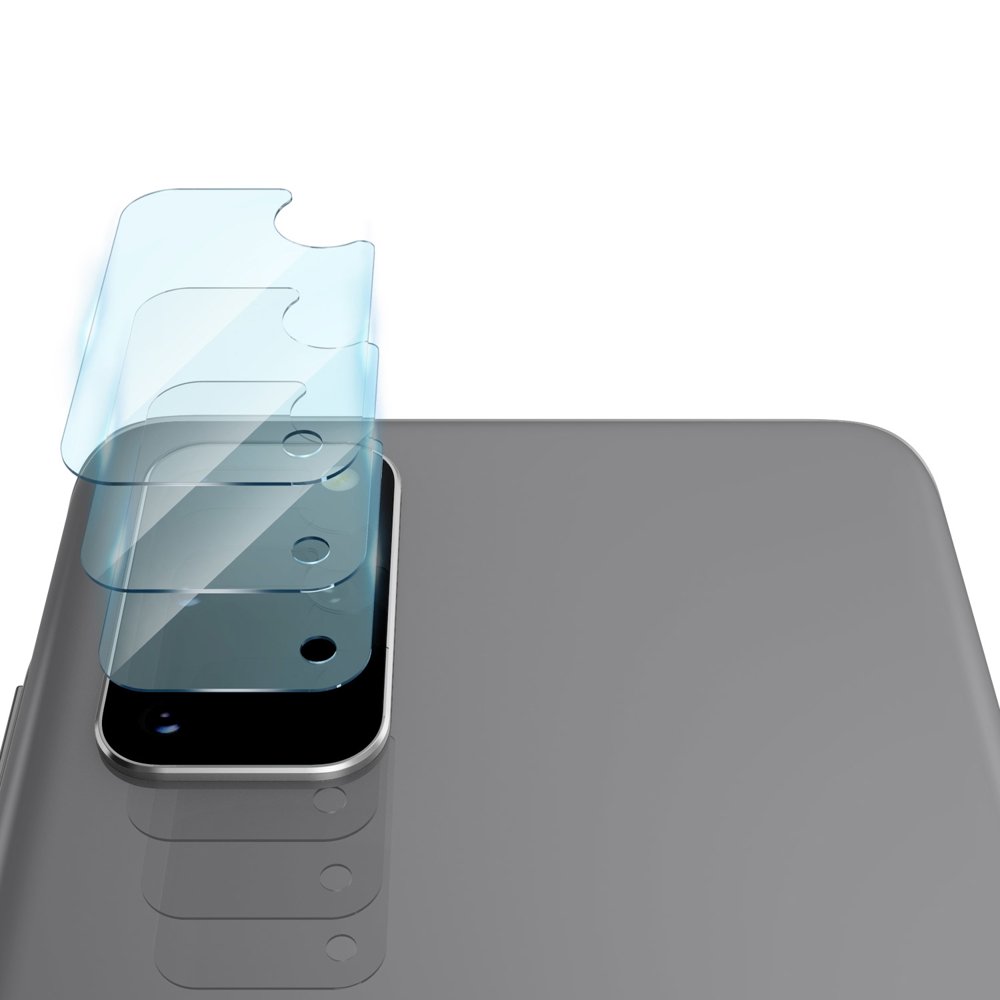 Ringke IDGL Rückkamera-Schutzfolie für Samsung Galaxy S20+ 5G G986 / S20+ G985, gehärtetes Glas, 3er-Set, transparent