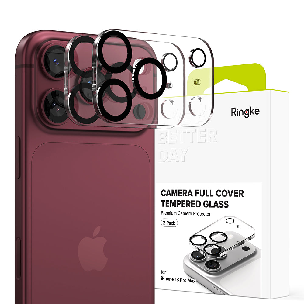 Ringke Rückkamera-Schutzfolie für Apple iPhone 18 Pro Max, gehärtetes Glas, 2er-Set, transparent