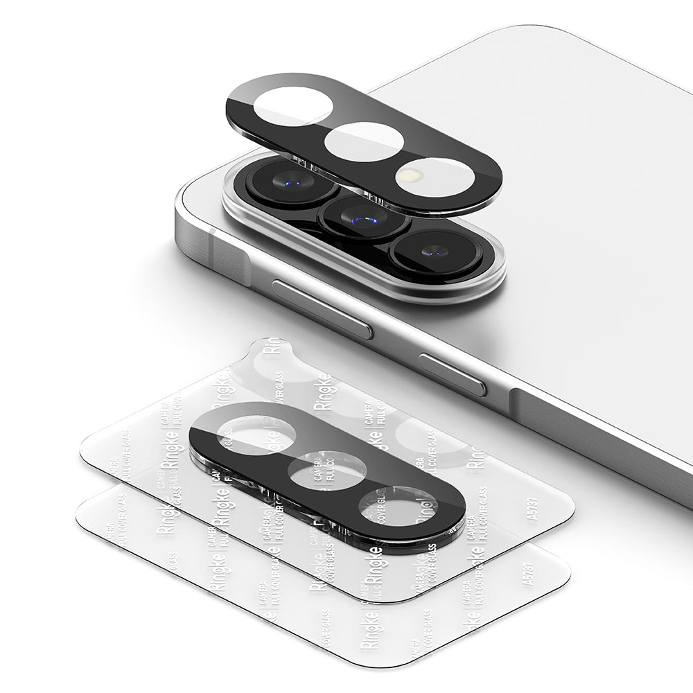 Film de protection pour caméra arrière Ringke pour Samsung Galaxy A57 5G / A37 5G, Verre Trempé, Lot de 2 pièces, Transparent