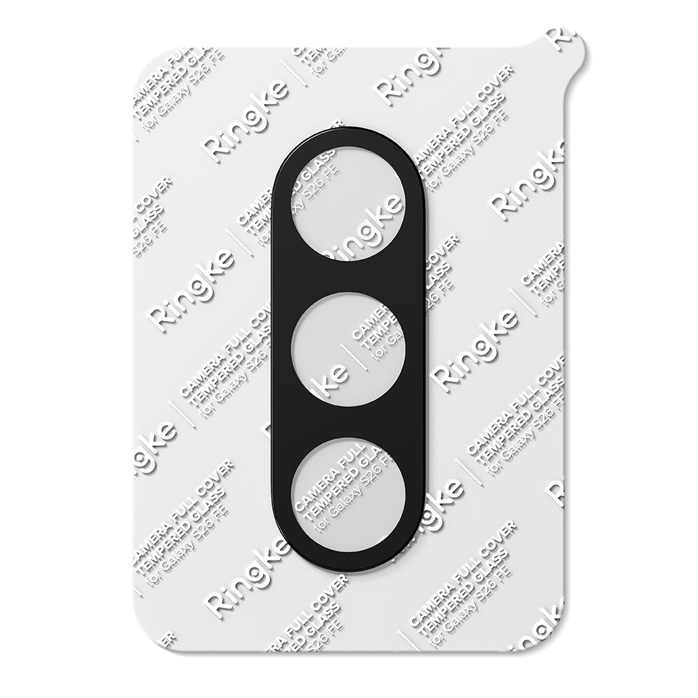 Ringke Rückkamera-Schutzfolie für Samsung Galaxy S26 FE S741, gehärtetes Glas, 2er-Set, schwarz