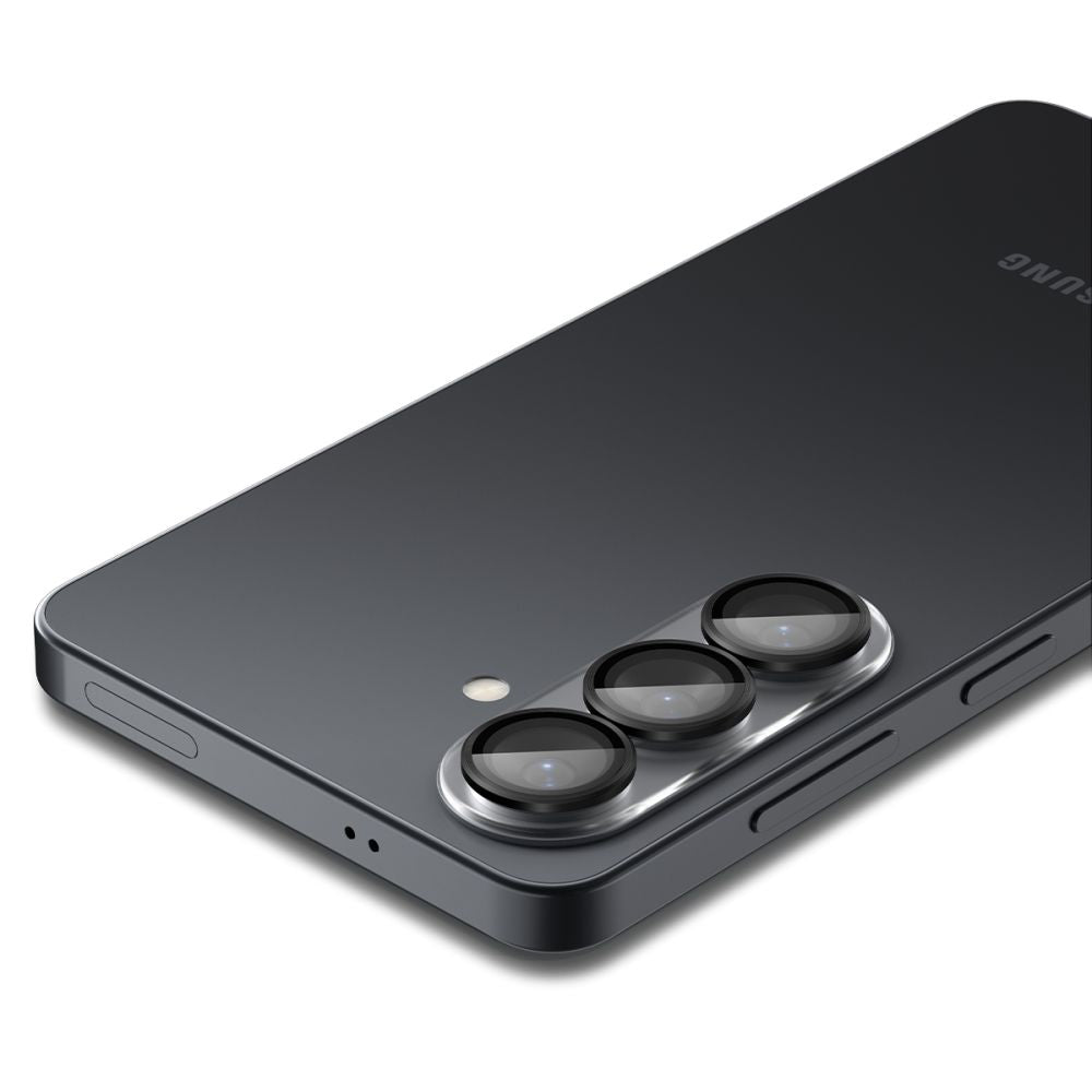 Schutzfolie Rückkamera Spigen GlastR EZ FIT Optik Pro HD für Samsung Galaxy S26 S942, Gehärtetes Glas, Set 2 Stück, Schwarz AGL11099