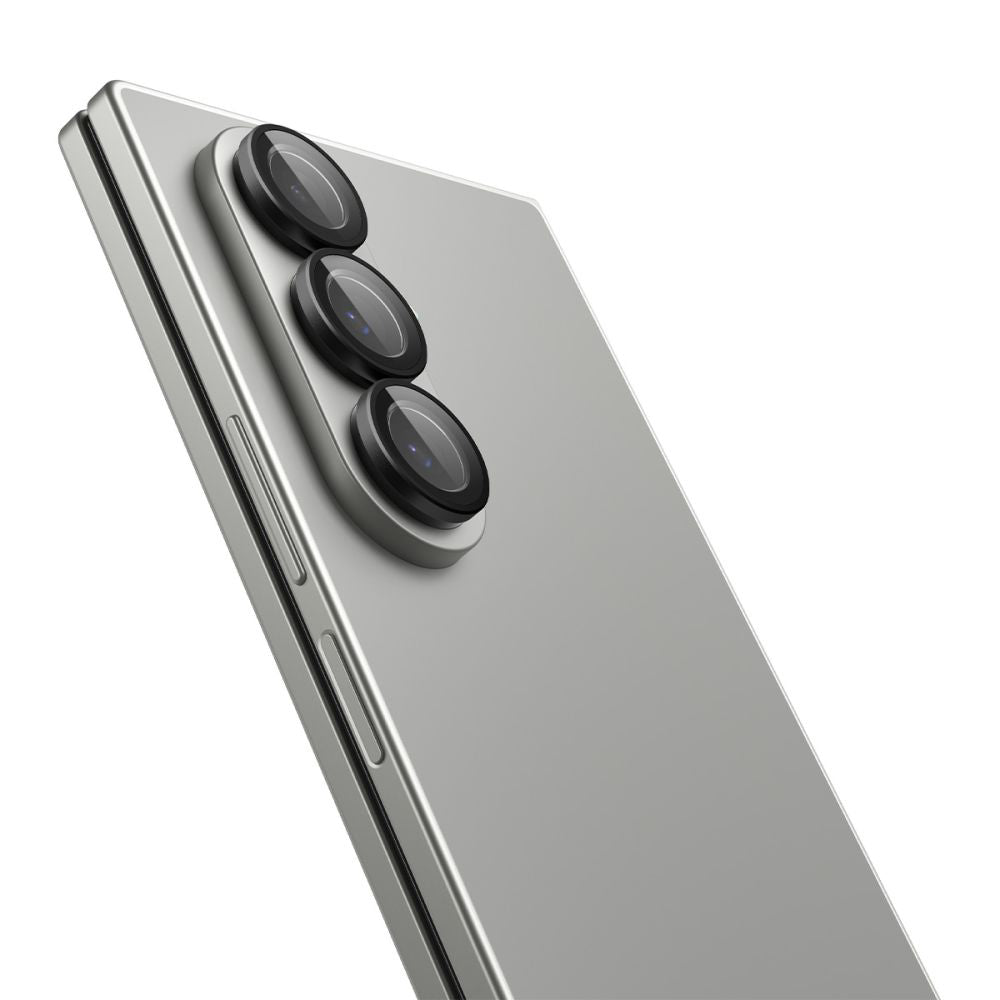 Film de protection pour caméra arrière Spigen GlastR EZ FIT Optik Pro HD pour Samsung Galaxy Z Fold7 F966, Verre Trempé, Lot de 2 pièces, Noir AGL09581