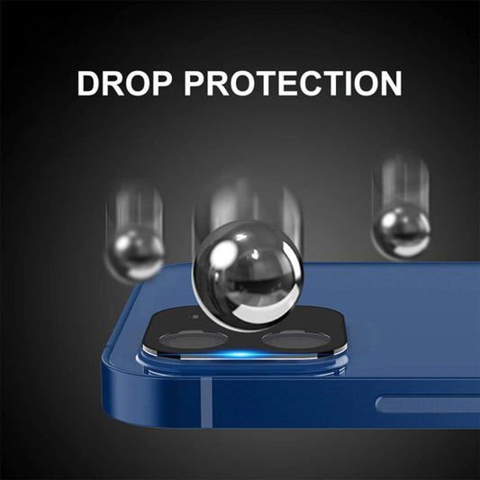 Film de protection pour caméra arrière Techsuit pour Apple iPhone 17 Pro Max, Verre trempé, Argenté