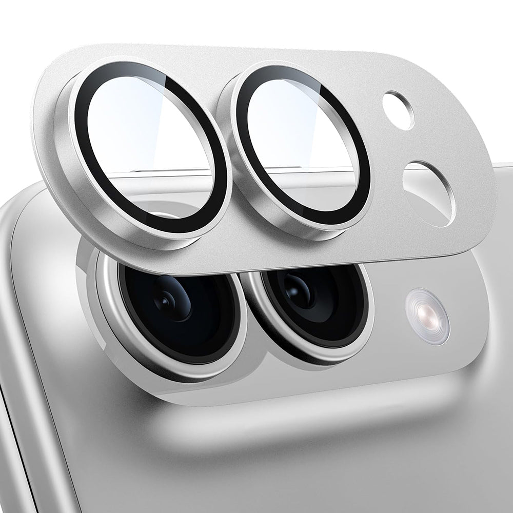Techsuit Schutzfolie für die Rückkamera des Apple iPhone Duo, gehärtetes Glas, Grau