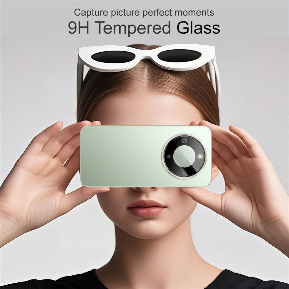 Film de protection pour caméra arrière Techsuit pour Honor Magic8 Lite, Verre Trempé, Noir