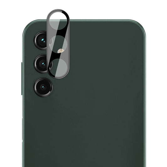 Techsuit Rückkamera-Schutzfolie für Samsung Galaxy A54 A546, gehärtetes Glas, schwarz