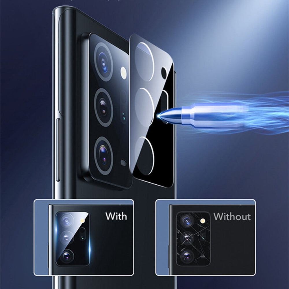 Techsuit Rear Camera Protective Film for Samsung Galaxy Note 20 Ultra 5G N986 / Note 20 Ultra N985, Tempered Glass, Black