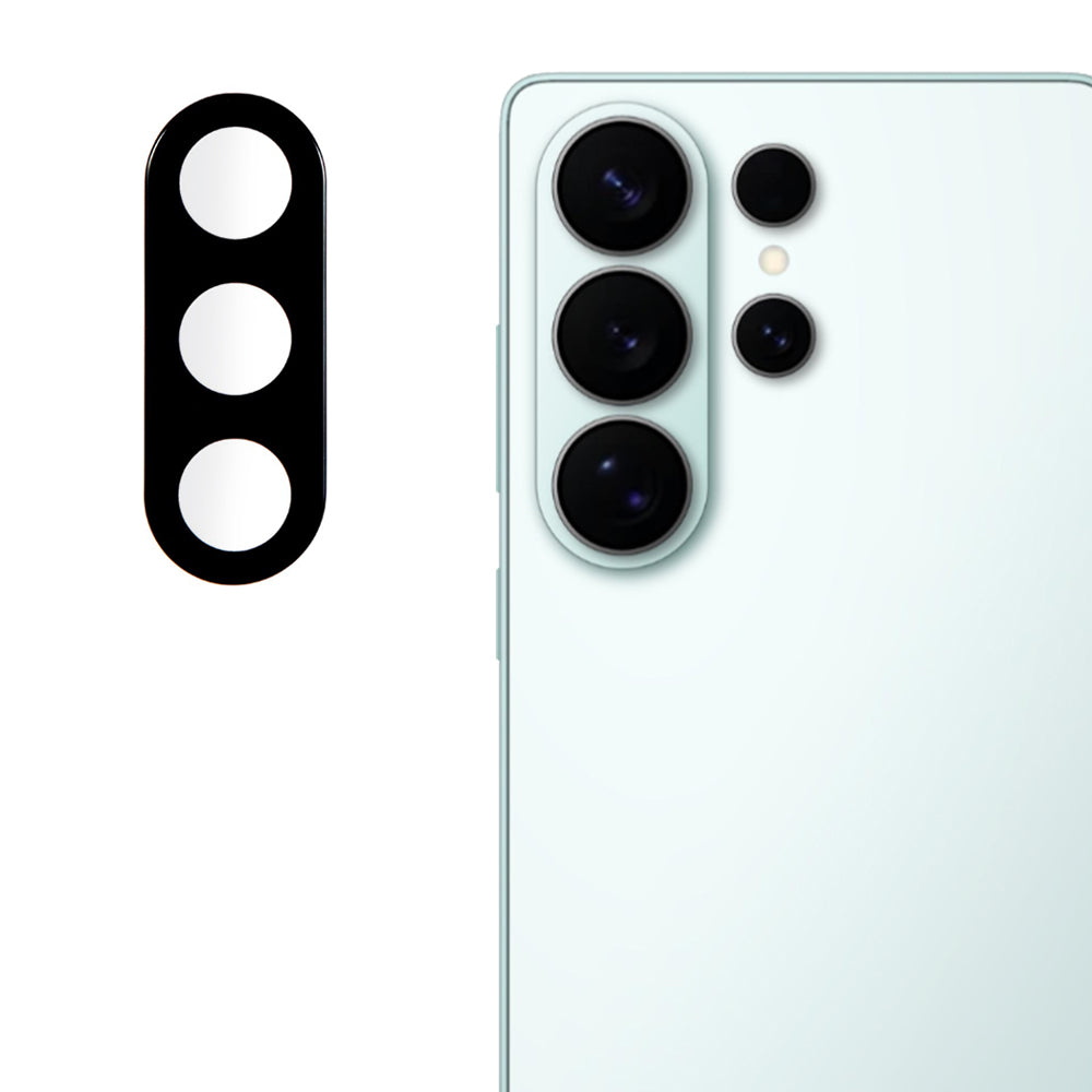 Schutzfolie Techsuit für die Rückkamera des Samsung Galaxy S26 Ultra S948, gehärtetes Glas, Schwarz