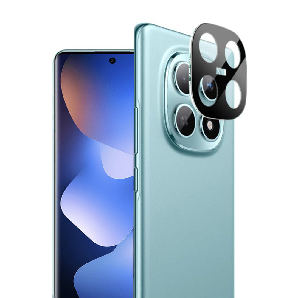 Schutzfolie Techsuit für die Rückkamera für Xiaomi Poco M8 / Redmi Note 15 5G, gehärtetes Glas, Schwarz