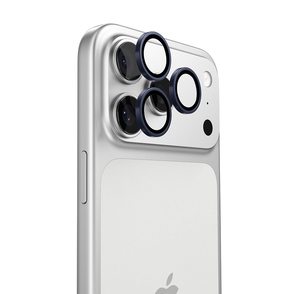 Torras Lensguard Rückkamera-Schutzfolie für Apple iPhone 17 Pro Max / 17 Pro, gehärtetes Glas, Blau