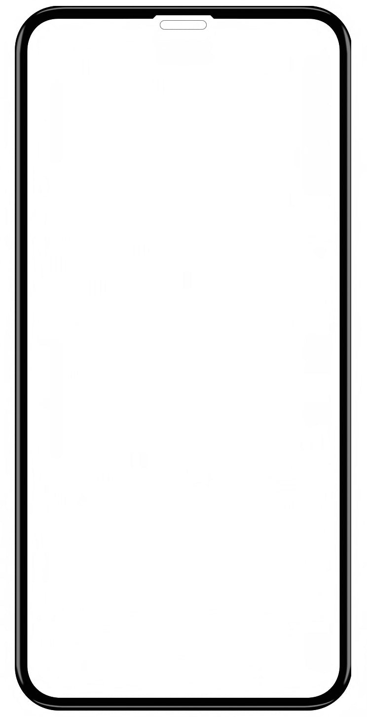 Protection d'écran Veason pour Apple iPhone 11/XR, Verre protégé, Full Glue, 6D, Noir