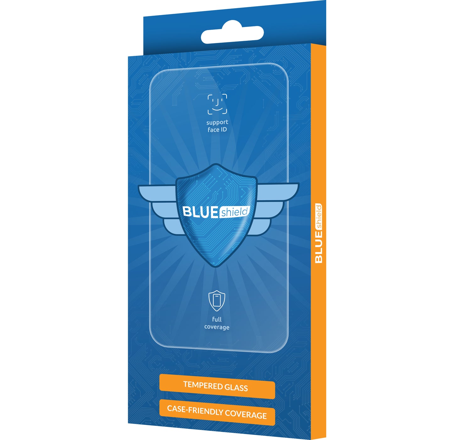 BLUE Shield Panzerglas für Samsung Galaxy A15 / A15 5G / A25 5G | Full Glue | Schwarz | 9H