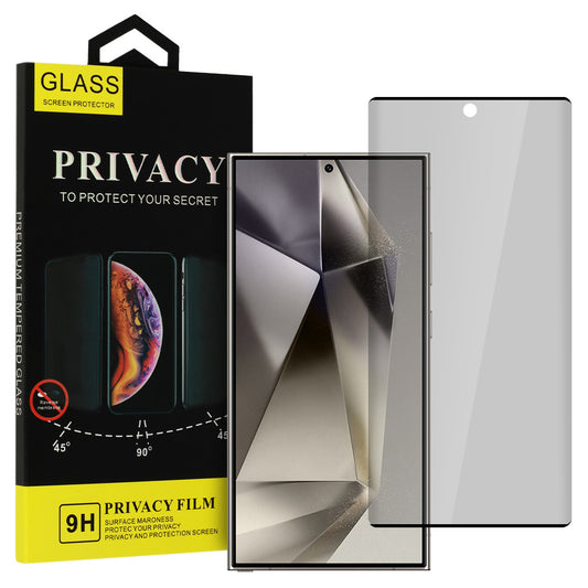 Screen Protector OEM Privacy Glass for Samsung Galaxy S24 Ultra S928 S928, Protected Glass, Edge Glue
