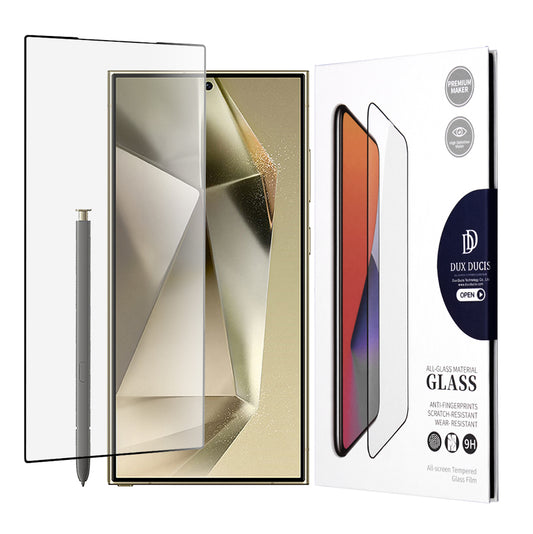 Screen Protector DUX DUCIS DUX DUCIS for Samsung Galaxy S24 Ultra S928, Glass Shield, Edge Glue, Black