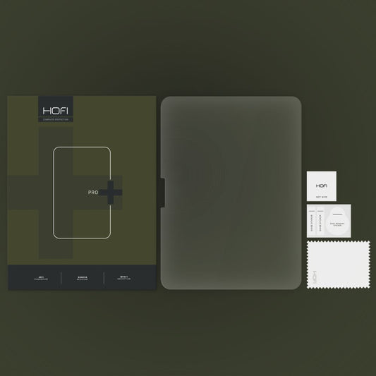 Displayschutzfolie HOFI Glas PRO+ für Apple iPad Pro 11 (2024), Glas abgeschirmt, vollflächig verklebt, 2.5D