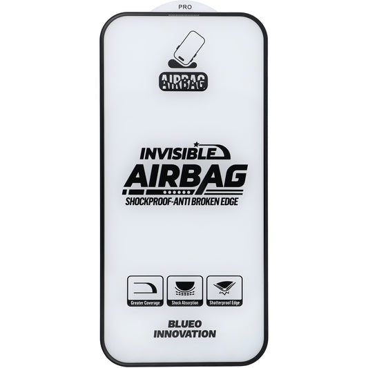 Displayschutzfolie Mr. Monkey Glass Anti-broken für Apple iPhone 16 Pro, Glas abgeschirmt, Vollverklebung, 5D, Schwarz