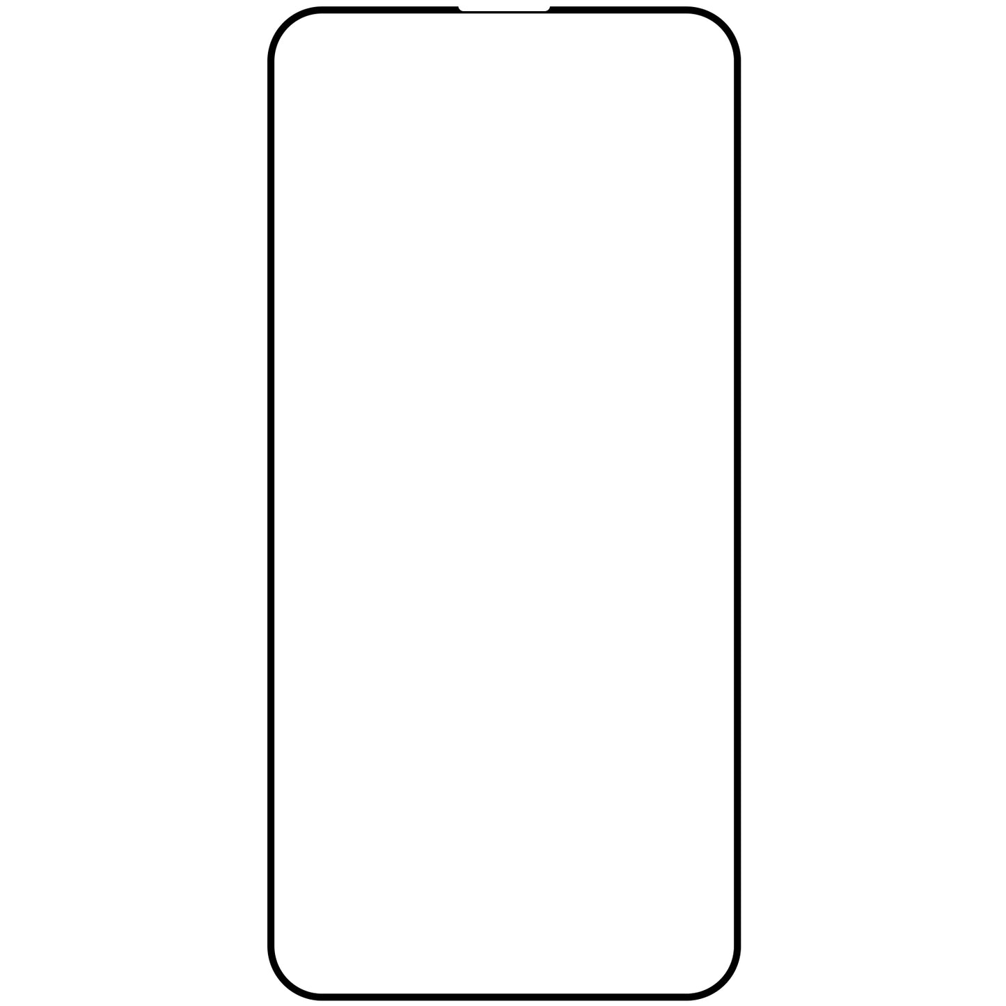 Film de protection d'écran OEM pour Apple iPhone 15 Pro Max, Verre trempé, Collage complet, Lot de 10 pièces, 9D, Noir