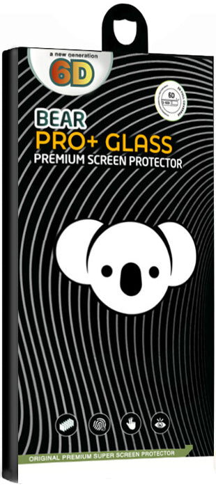 Film de protection d'écran Bear PRO+ pour Realme C75 5G / 14x, Verre trempé, Full Glue, Noir