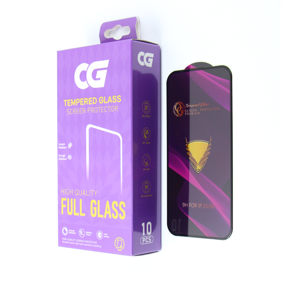 Film de protection d'écran OG Premium pour Samsung Galaxy A57 5G, Verre trempé, Full Glue, Lot de 10 pièces