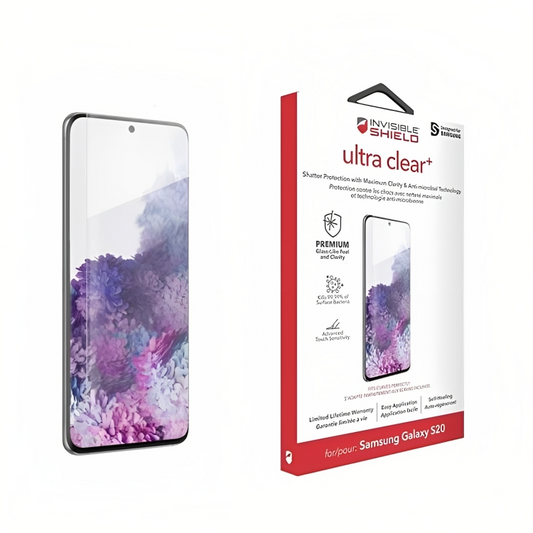 Displayschutzfolie Zagg Ultra Clear+ für Samsung Galaxy S20 G980, Kunststoff 200204858