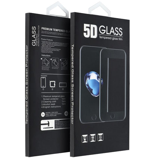 OEM-Bildschirmschutzfolie für Apple iPhone 16, Vollverklebung, 5D, Glas geschützt, 5D