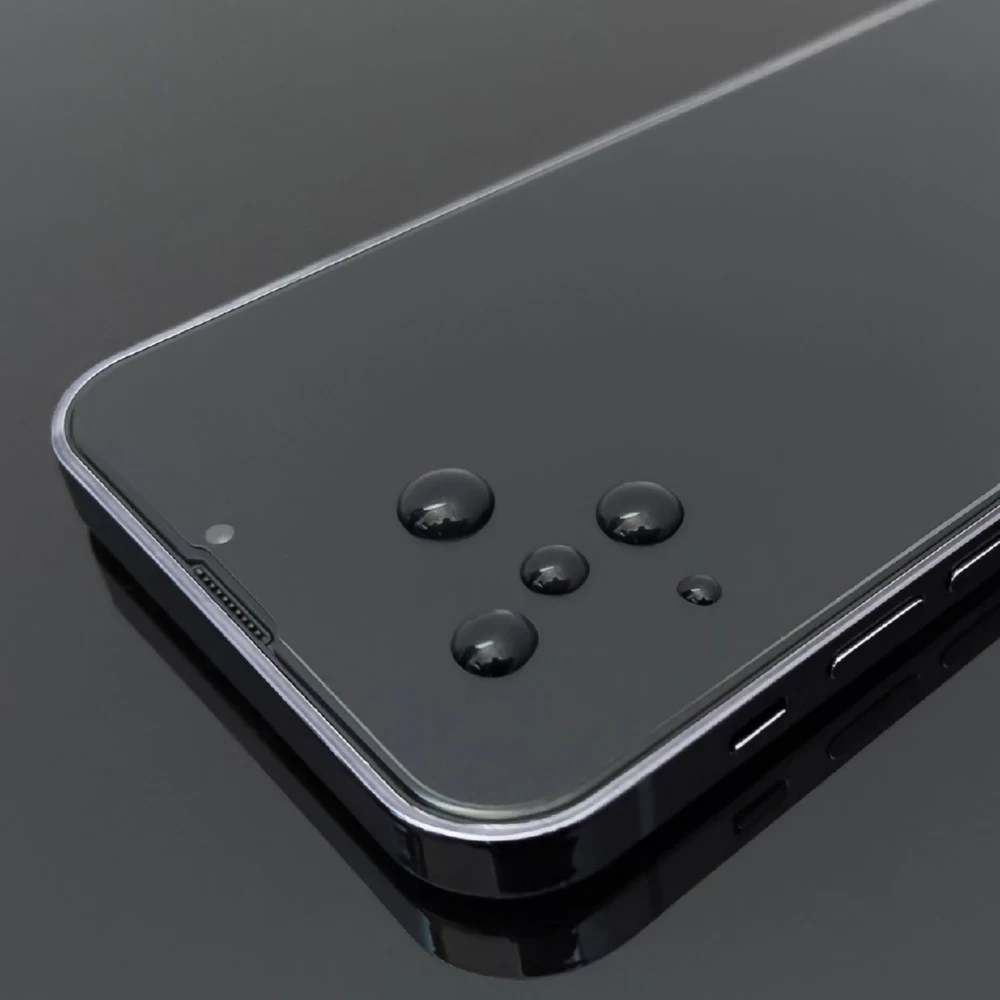 Film de protection d'écran Privacy WZK AntiSpy pour Apple iPhone 15 Pro, Verre trempé, Collage intégral