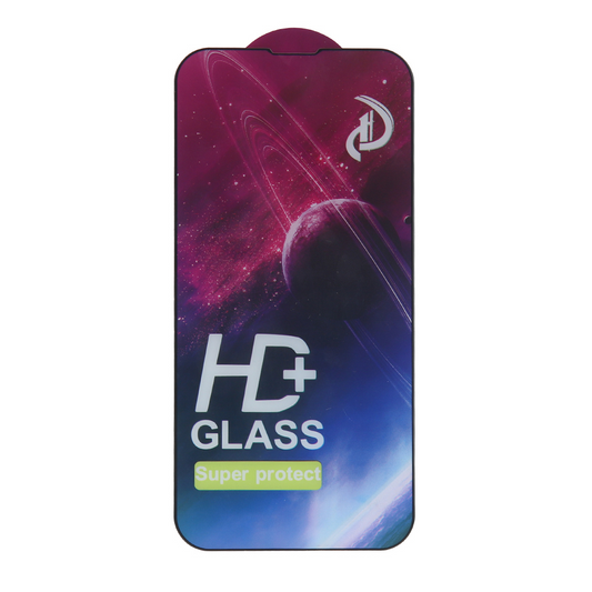 OEM Displayschutzfolie für Apple iPhone 17 Pro Max, gehärtetes Glas, Full Glue, 10 Stück Set, 9D, Schwarz